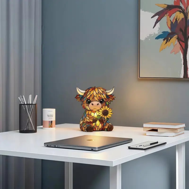 Cozy Cow Glow Lamp