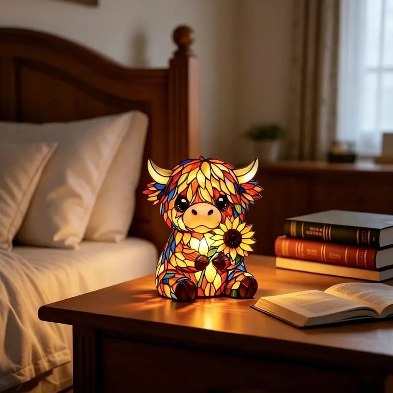 Cozy Cow Glow Lamp