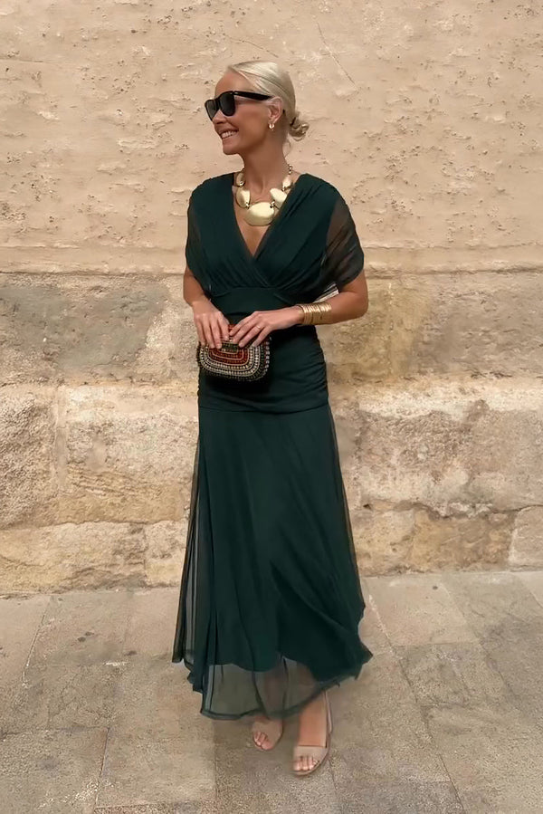 Joan Elegant Maxi Evening Robe