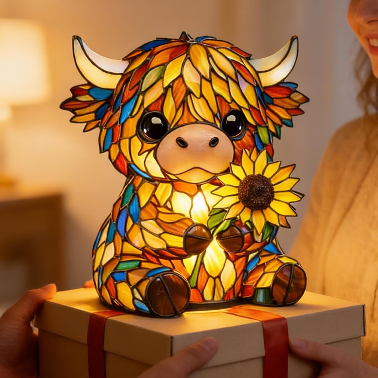 Cozy Cow Glow Lamp