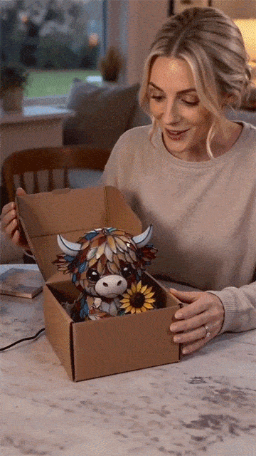 Cozy Cow Glow Lamp